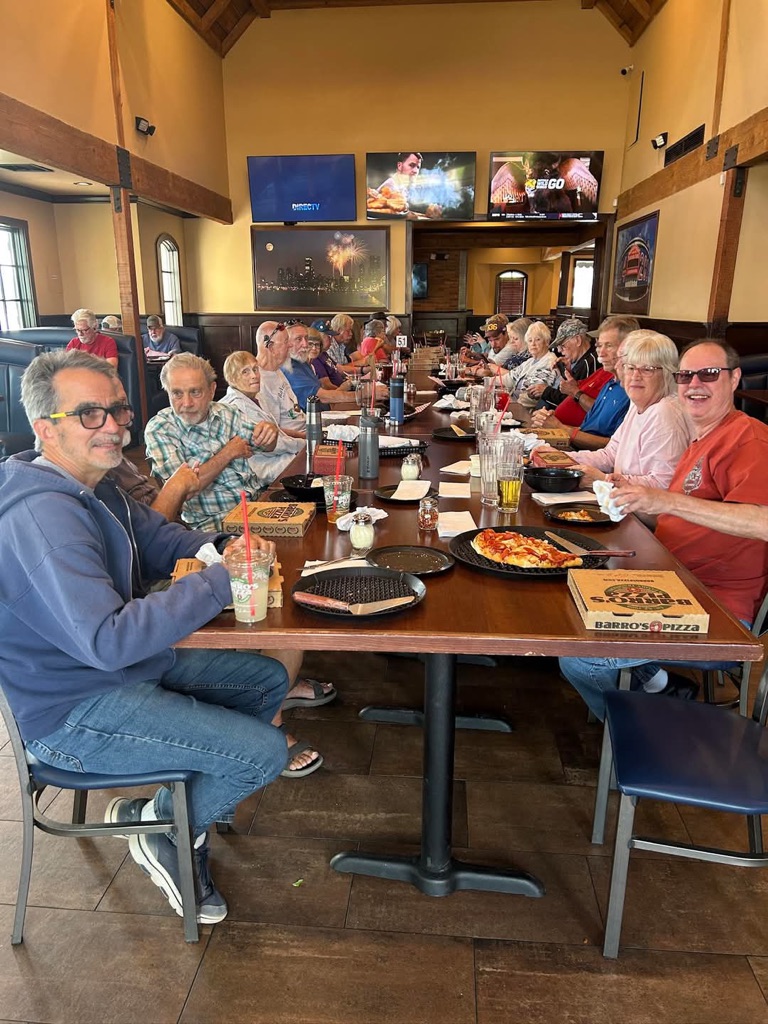 A pizza outing at Barros.