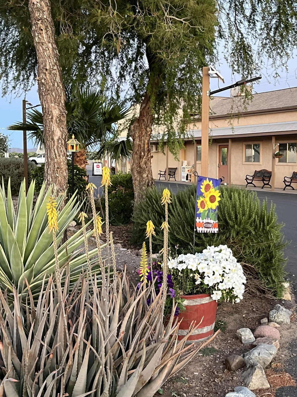The clubhouse in spring at RoVer's Roost.